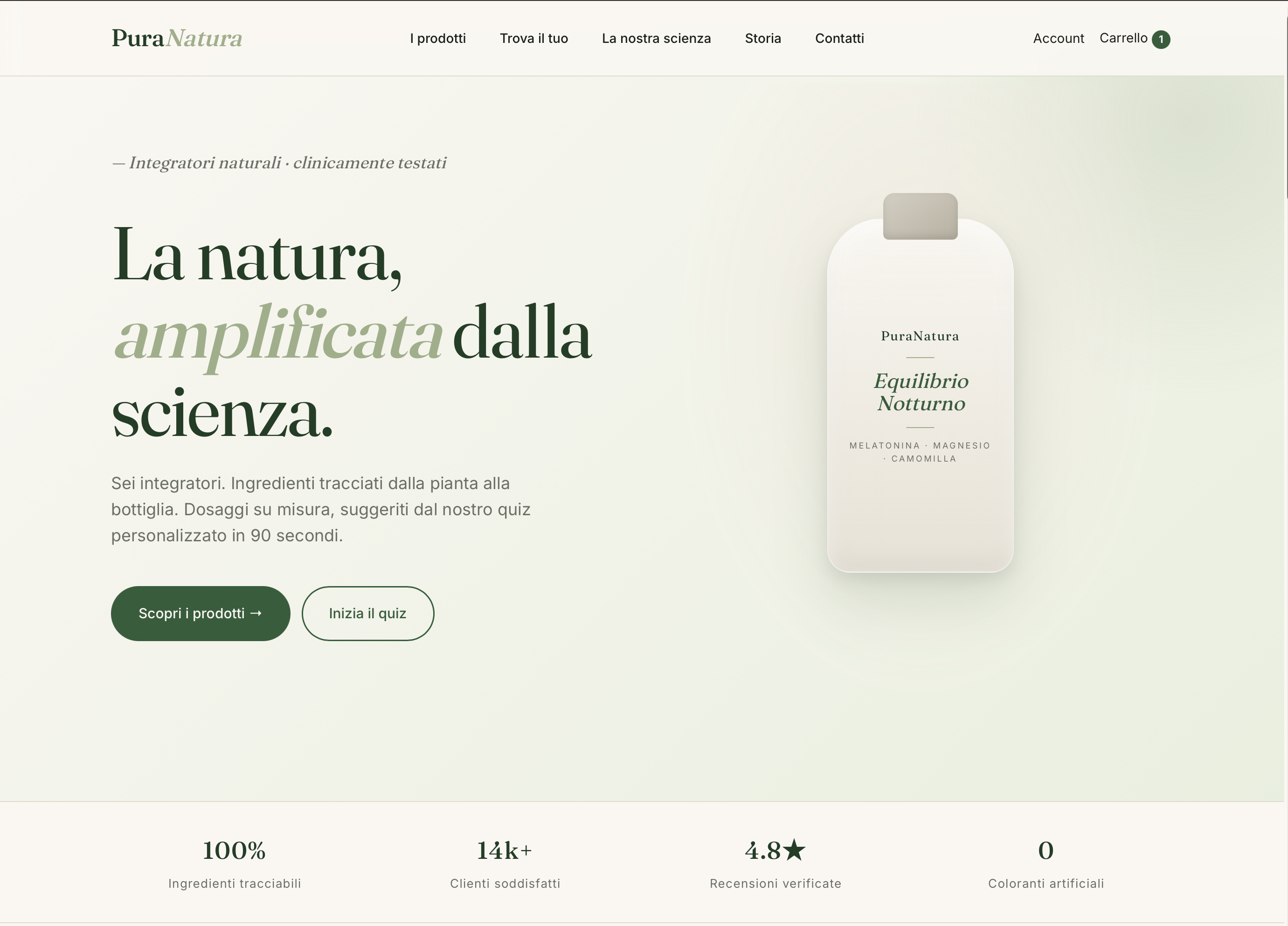 Home Pura Natura: La natura, amplificata dalla scienza